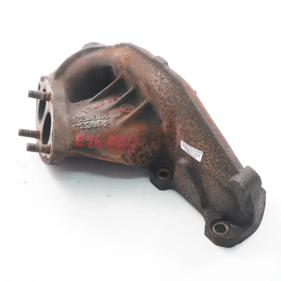  Collettore Bmw E36 E46 M43 motore collettore di scarico uscita gas - SKU 1732924 - Numero di parte 1732924
