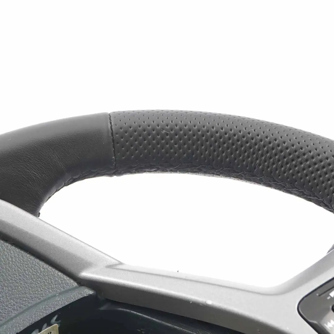 NEU Schwarz Leder Lederlenkrad Multifunktion für Ford Fiesta Mk7 mit Teilenummer 1734600 Ford Fiesta Mk7 NEU Schwarz Leder Lederlenkrad Multifunktion - SKU 1734600-1 - Teilenummer 1734600