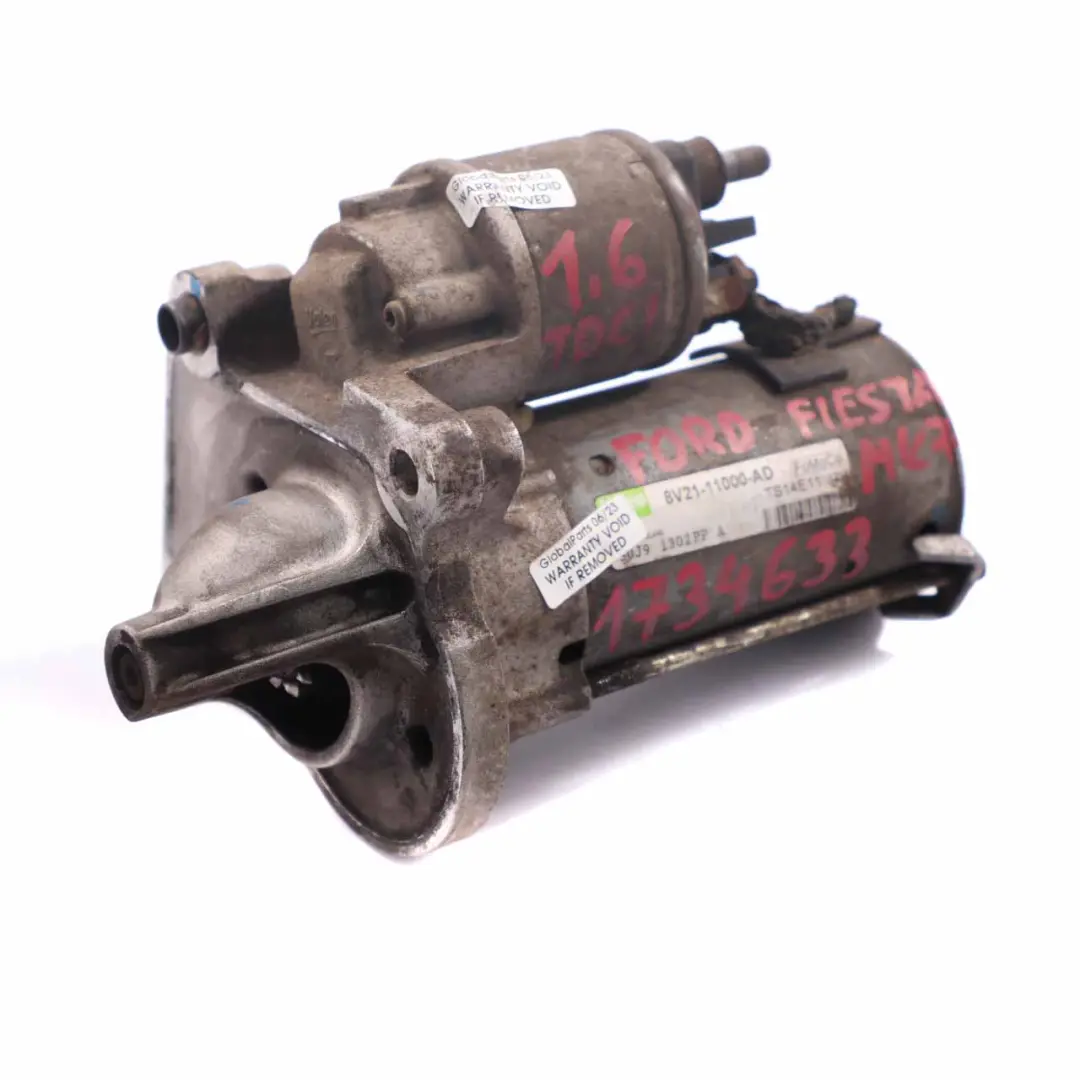arranque Diesel 8V2111000AD para Ford Fiesta MK7 1.6 TDCI Motor de con número de pieza 1734633 Ford Fiesta MK7 1.6 TDCI Motor de arranque Diesel 8V2111000AD - SKU 1734633 - Número de pieza 1734633