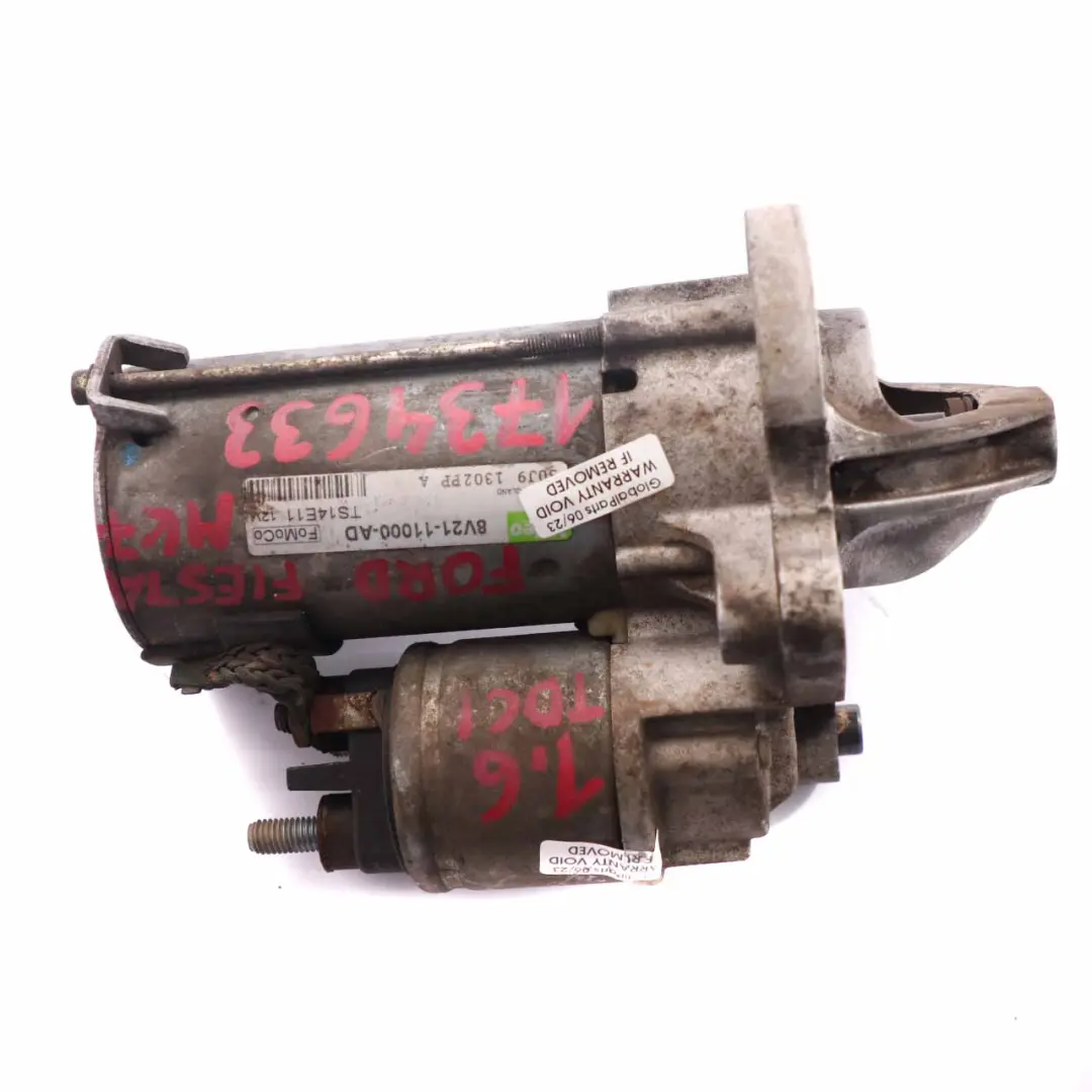 Anlasser Motor Diesel 8V2111000AD für Ford Fiesta MK7 1.6 TDCI mit Teilenummer 1734633 Ford Fiesta MK7 1.6 TDCI Anlasser Motor Diesel 8V2111000AD - SKU 1734633 - Teilenummer 1734633