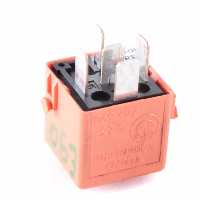 BMW E60 E81 E87 E90 E91 X3 E83 Relay Changer Make Contact Salmon Red Set - SKU 1742690-2 - Part number 1742690