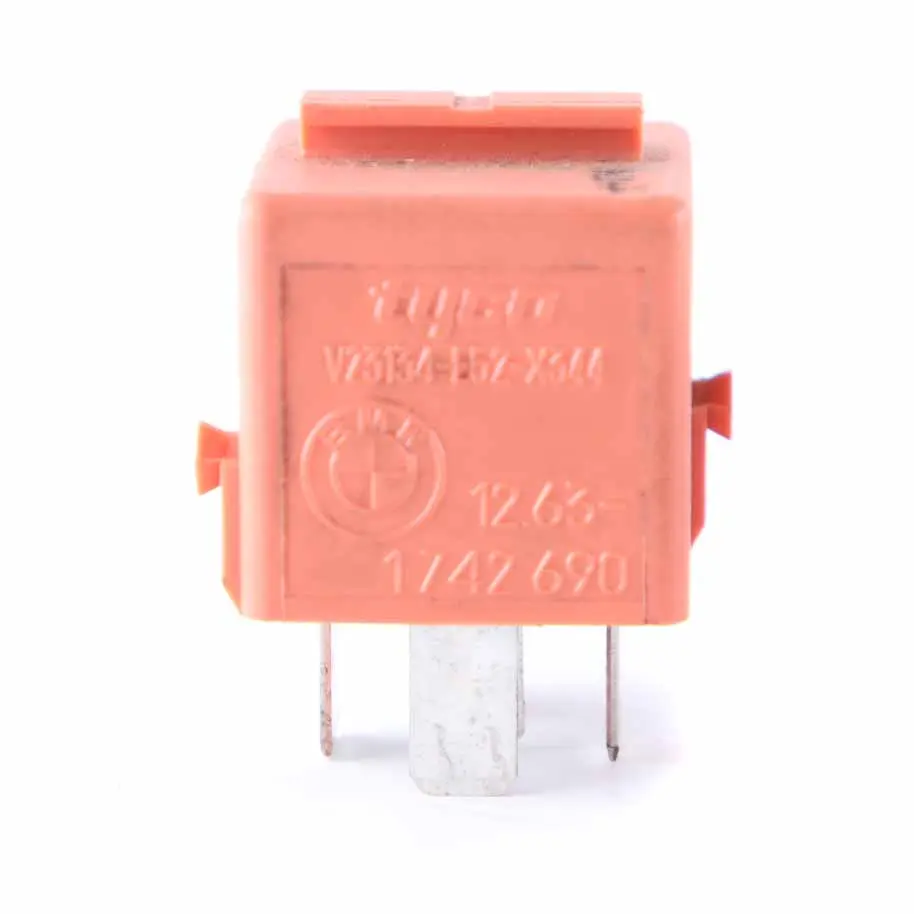 BMW E60 E81 E87 E90 E91 X3 E83 Relay Changer Make Contact Salmon Red Set - SKU 1742690-2 - Part number 1742690