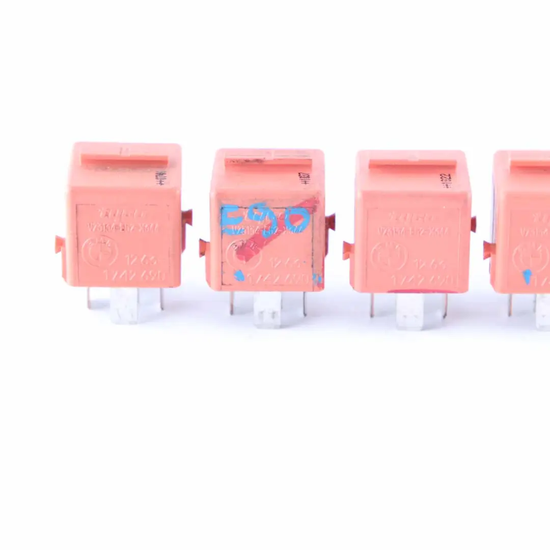 Changer Make Contact Salmon Red Set to BMW E60 E81 E87 E90 E91 X3 E83 Relay with Part number 1742690 BMW E60 E81 E87 E90 E91 X3 E83 Relay Changer Make Contact Salmon Red Set - SKU 1742690-3 - Part number 1742690