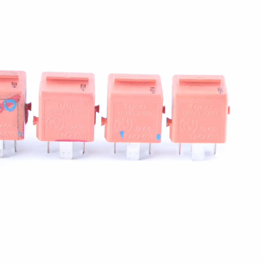 Changer Make Contact Salmon Red Set to BMW E60 E81 E87 E90 E91 X3 E83 Relay with Part number 1742690 BMW E60 E81 E87 E90 E91 X3 E83 Relay Changer Make Contact Salmon Red Set - SKU 1742690-3 - Part number 1742690