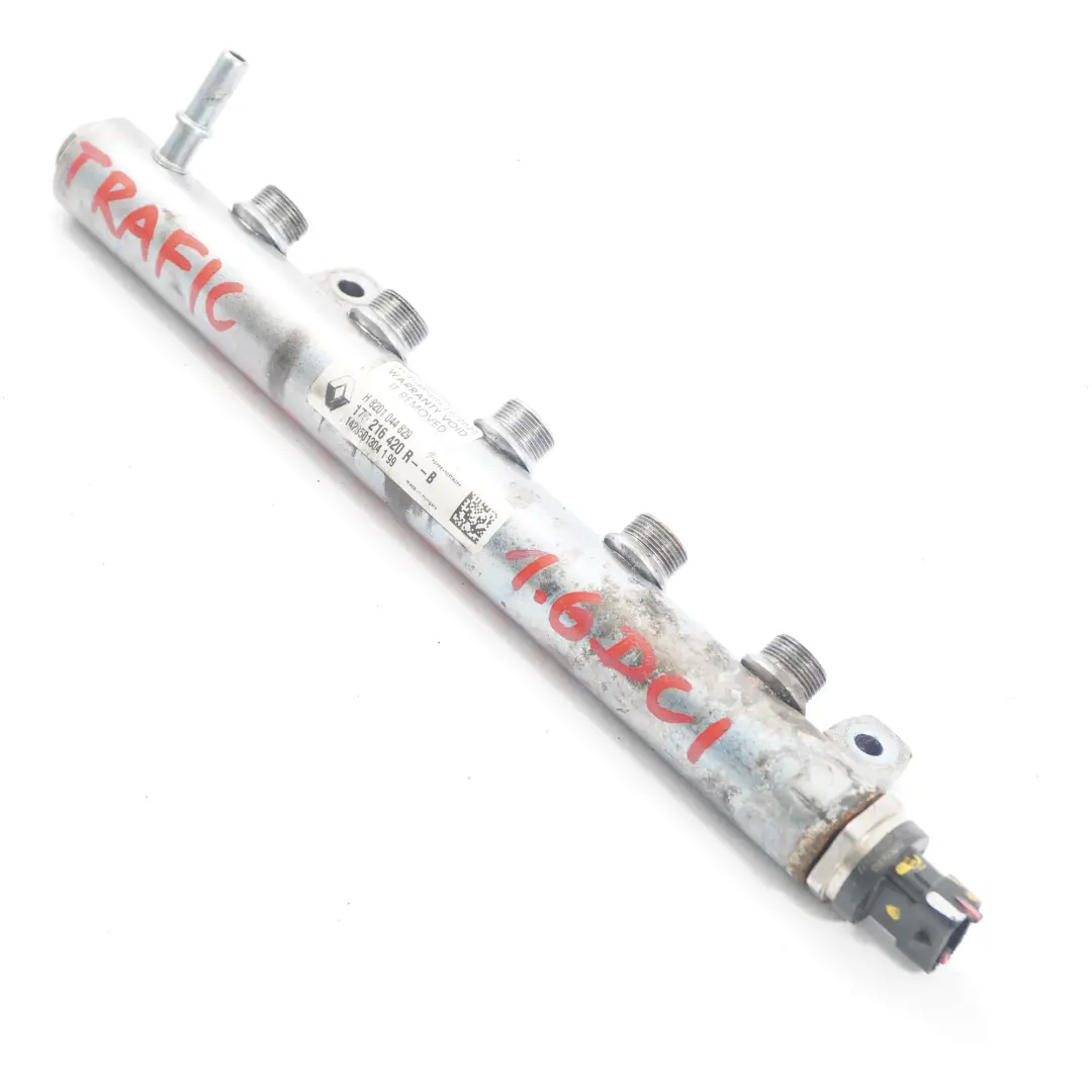 Renault Trafic 3 Opel Vivaro B 1.6 DCI Fuel Injector Rail Line - SKU 175210542R - Part number 175210542R