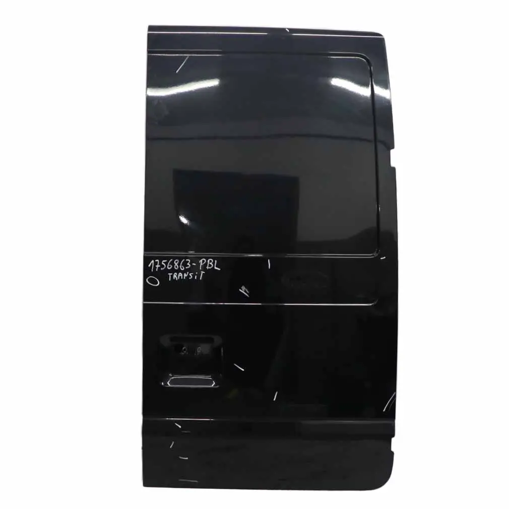 Door Right O/S Boot Trunk Lid Tailgate Panther Black - D9 to Ford Transit Mk7 Rear with Part number 1756863 Ford Transit Mk7 Rear Door Right O/S Boot Trunk Lid Tailgate Panther Black - D9 - SKU 1756863-PBL - Part number 1756863