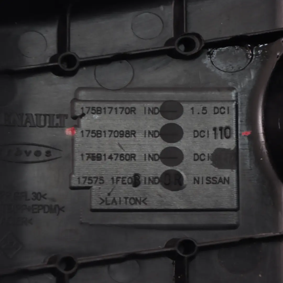 K9K Couvercle acoustique pour moteur pour Renault Scenic III 1.5 dCi 110 à propos du numéro de pièce 175B17098R Renault Scenic III 1.5 dCi 110 K9K Couvercle acoustique pour moteur - SKU 175B17098R - Numéro de pièce 175B17098R