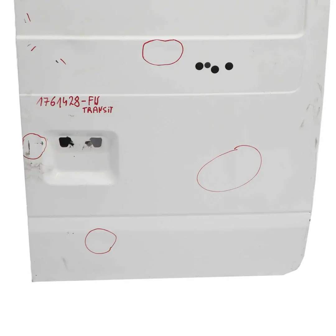 Door Right O/S Boot Trunk Lid Tailgate Frozen White - Z2 to Ford Transit Mk7 Rear with Part number 1761428 Ford Transit Mk7 Rear Door Right O/S Boot Trunk Lid Tailgate Frozen White - Z2 - SKU 1761428-FW - Part number 1761428