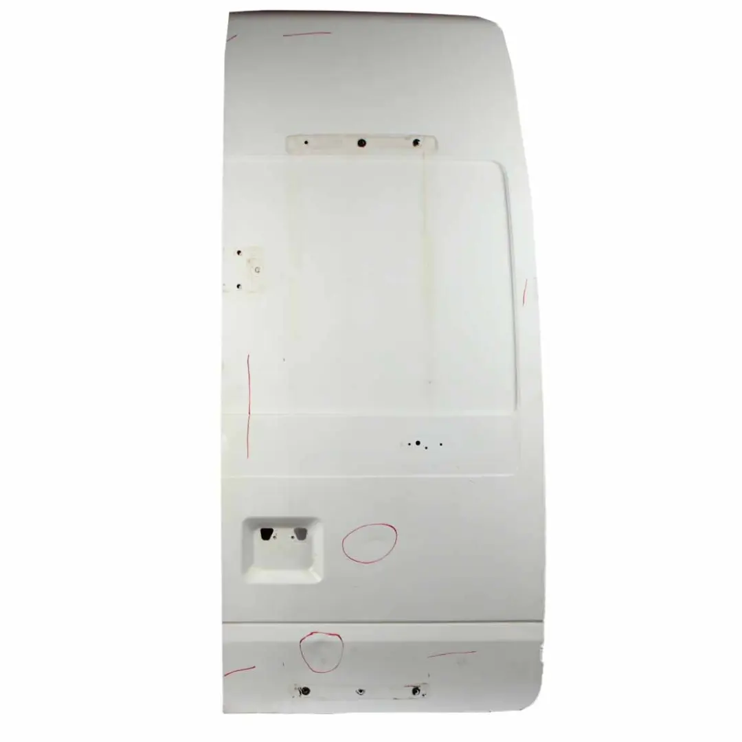 Door Right O/S Boot Trunk Lid Tailgate Frozen White - Z2 to Ford Transit MK7 Rear with Part number 1761429 Ford Transit MK7 Rear Door Right O/S Boot Trunk Lid Tailgate Frozen White - Z2 - SKU 1761429-FW - Part number 1761429