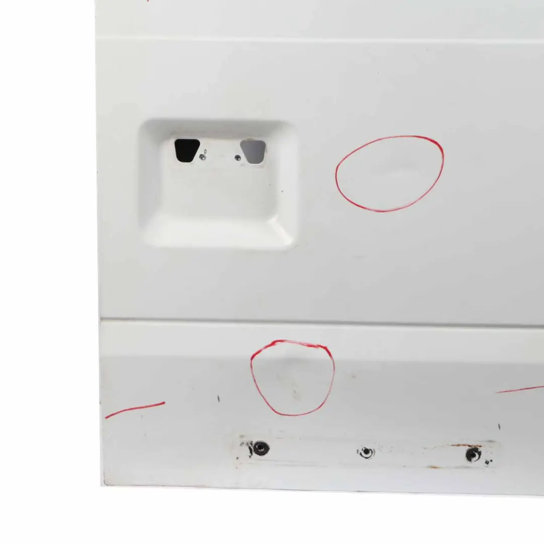 Door Right O/S Boot Trunk Lid Tailgate Frozen White - Z2 to Ford Transit MK7 Rear with Part number 1761429 Ford Transit MK7 Rear Door Right O/S Boot Trunk Lid Tailgate Frozen White - Z2 - SKU 1761429-FW - Part number 1761429