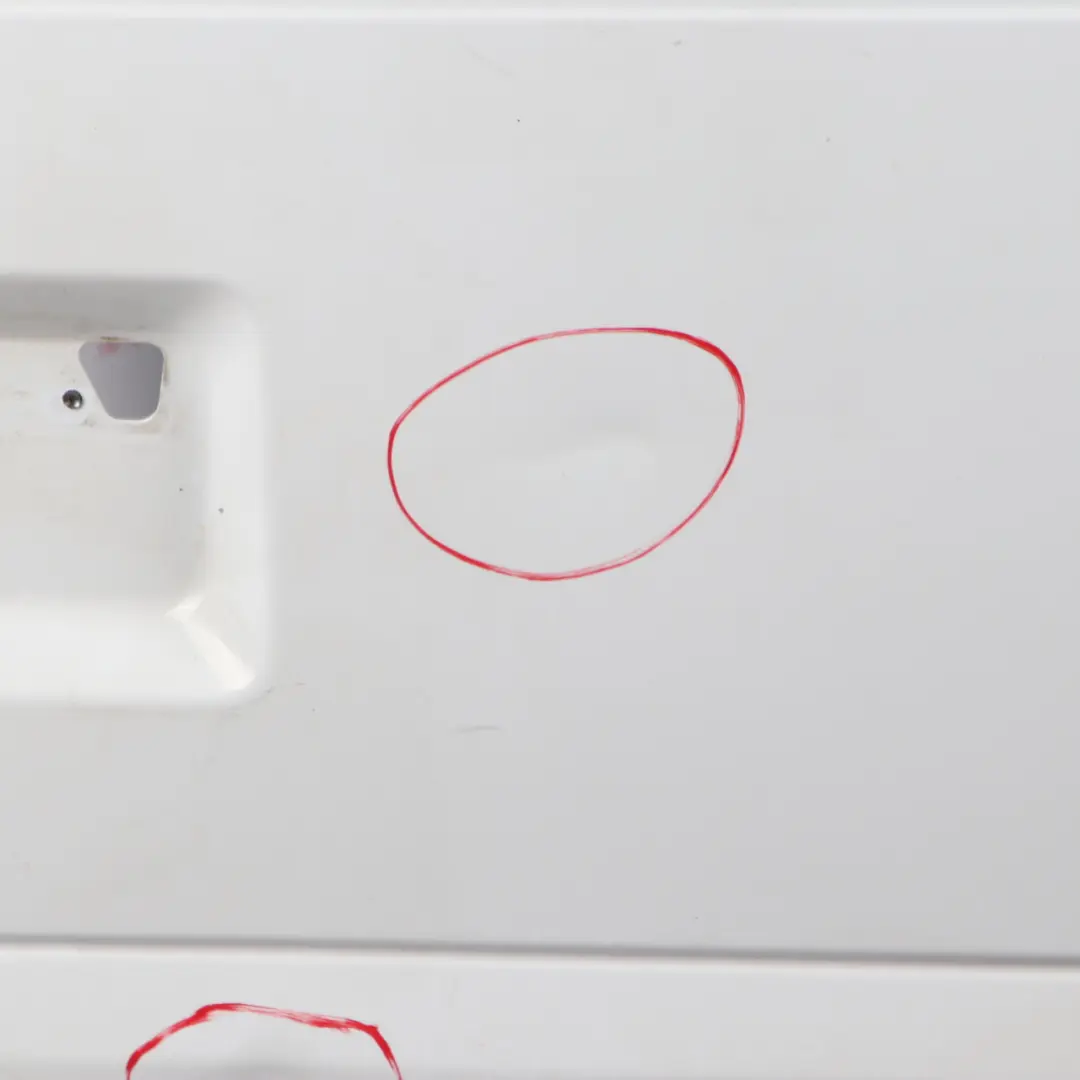 Door Right O/S Boot Trunk Lid Tailgate Frozen White - Z2 to Ford Transit MK7 Rear with Part number 1761429 Ford Transit MK7 Rear Door Right O/S Boot Trunk Lid Tailgate Frozen White - Z2 - SKU 1761429-FW - Part number 1761429