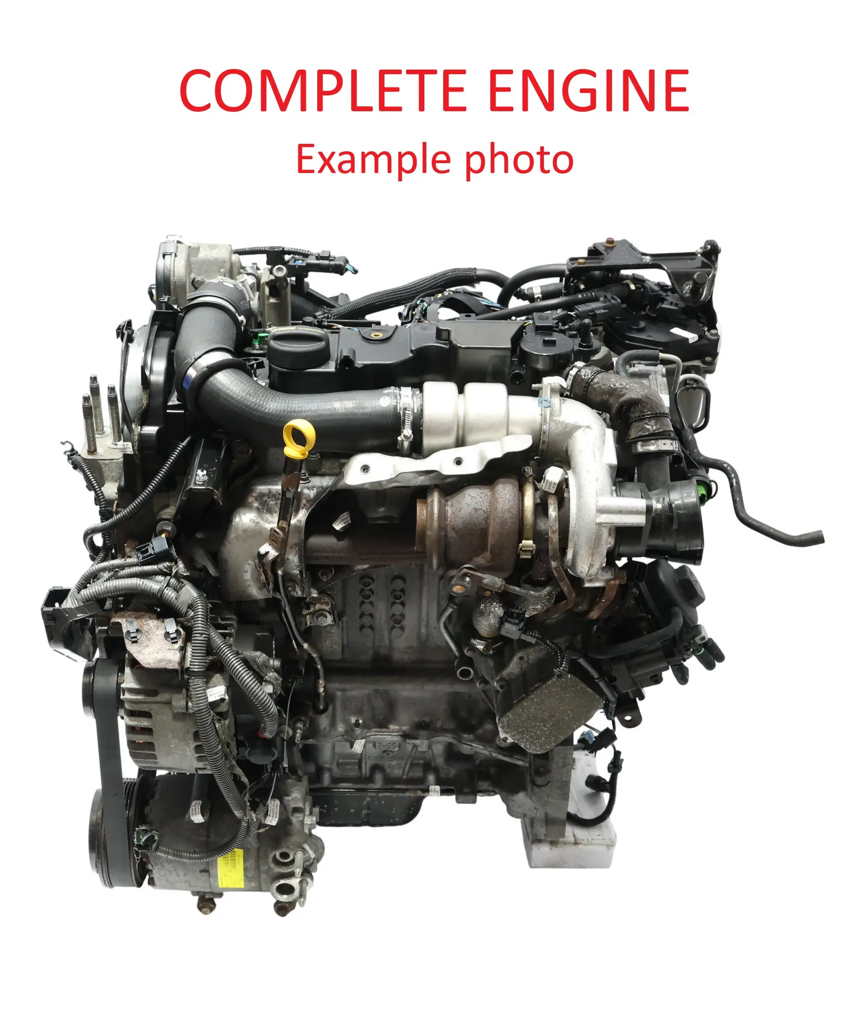 Ford Fiesta MK7 Unkomplett Motor KVJA 1.4 TDCI Diesel 70PS 159TKM, GARANTIE