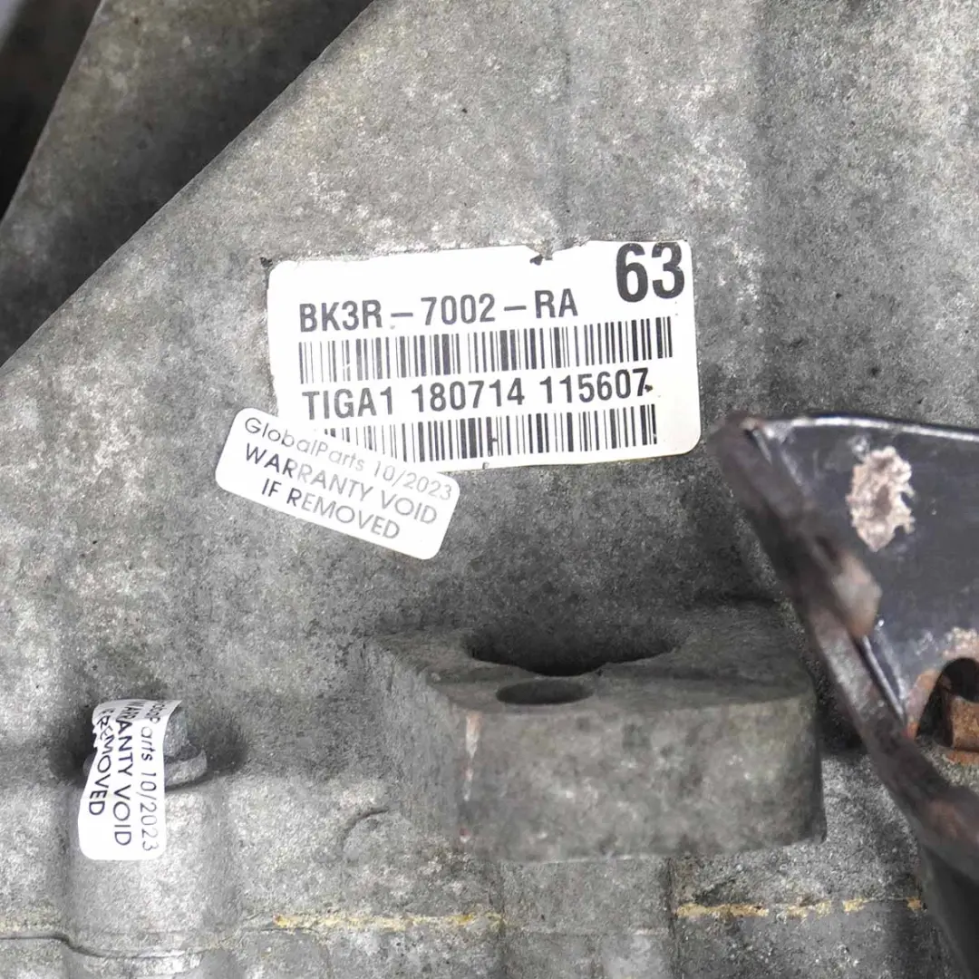 Schaltgetriebe 6 Gang VMT6 BK3R-7002-RA GARANTIE für Ford Transit Custom 2.2 TDCi mit Teilenummer 1766323 Ford Transit Custom 2.2 TDCi Schaltgetriebe 6 Gang VMT6 BK3R-7002-RA GARANTIE - SKU 1766323 - Teilenummer 1766323