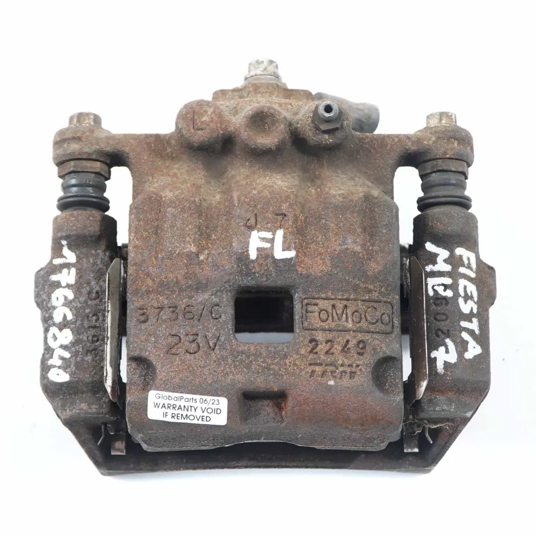 Brake Caliper Front Left N/S Wheel Brake Unit Housing to Ford Fiesta Mk7 with Part number 1766840 Ford Fiesta Mk7 Brake Caliper Front Left N/S Wheel Brake Unit Housing - SKU 1766840 - Part number 1766840