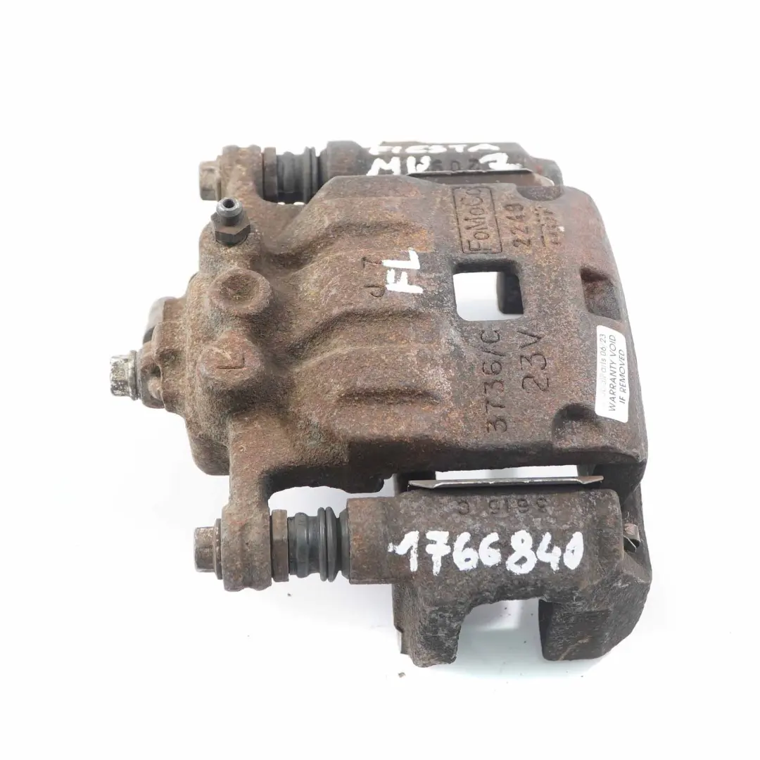 Bremssattel vorne links Radbremseinheit Gehäuse für Ford Fiesta Mk7 mit Teilenummer 1766840 Ford Fiesta Mk7 Bremssattel vorne links Radbremseinheit Gehäuse - SKU 1766840 - Teilenummer 1766840