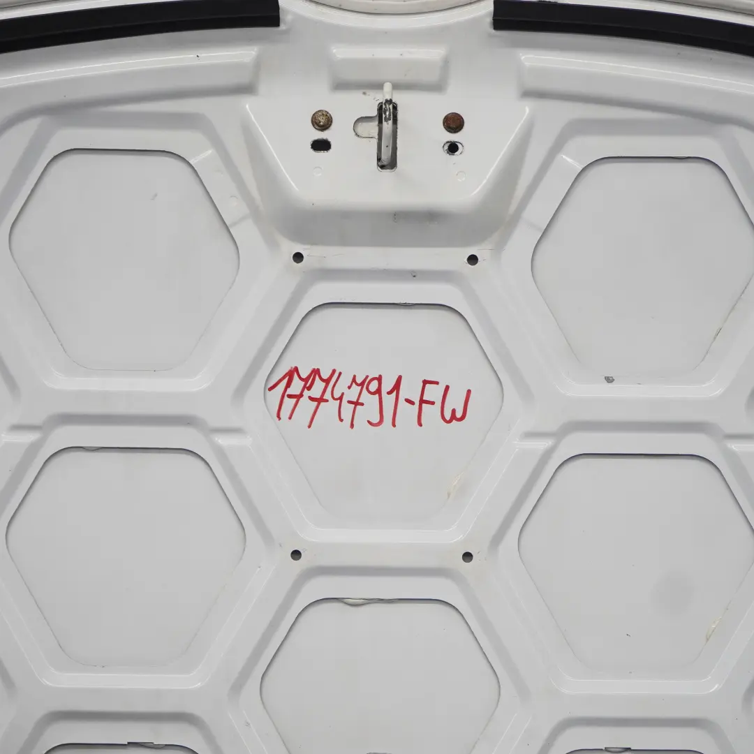 Maska Pokrywa Silnika Frozen White Biała - Z2 do Ford Fiesta Mk7 o numerze 1774791 Ford Fiesta Mk7 Maska Pokrywa Silnika Frozen White Biała - Z2 - SKU 1774791-FW - Numer Części 1774791