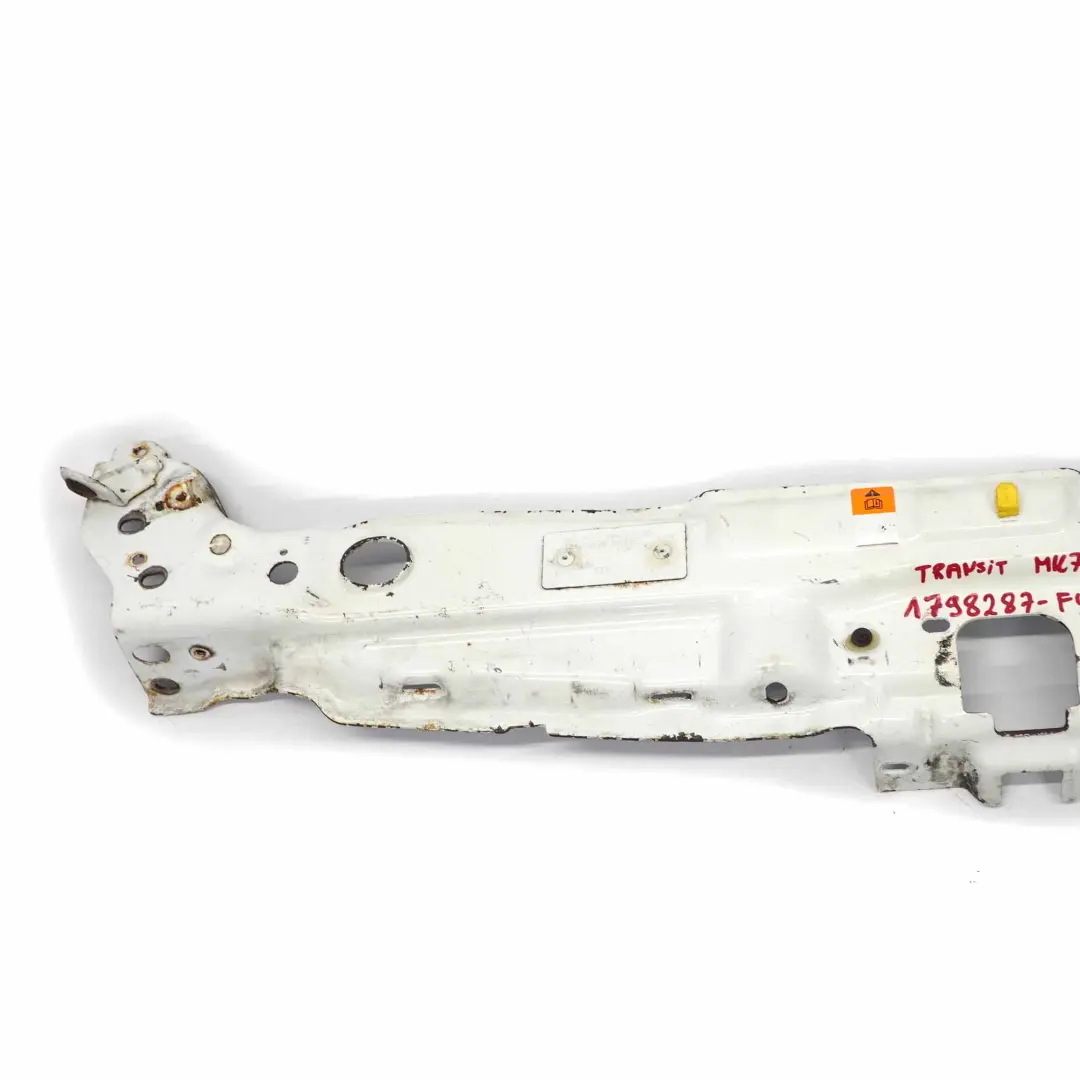 Panel Delantero Viga Radiador Carenado Frozen Blanco Z2 para Ford Transit MK7 con número de pieza 1798287 Ford Transit MK7 Panel Delantero Viga Radiador Carenado Frozen Blanco Z2 - SKU 1798287-FW - Número de pieza 1798287