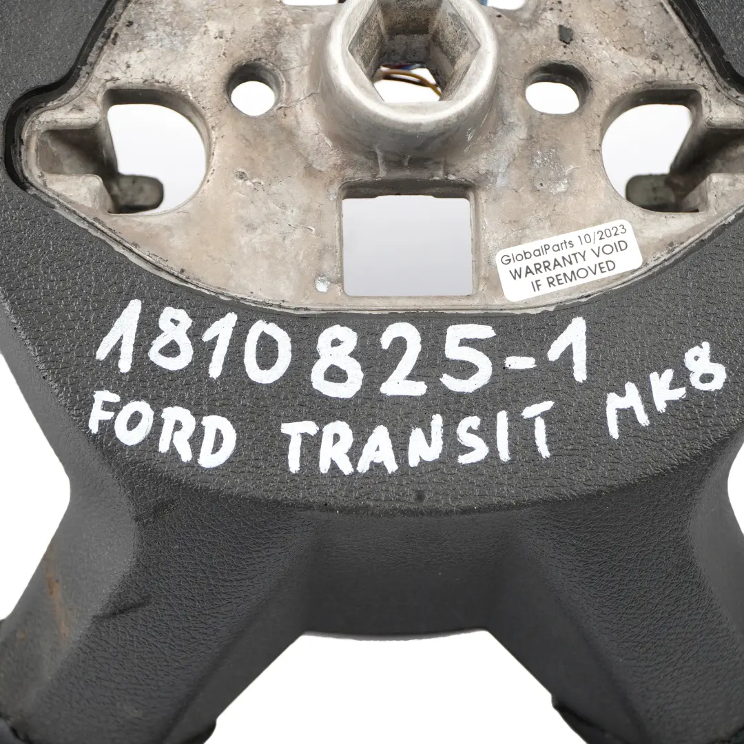 Mk8 NEW Black Leather Steering Wheel Multifunction BK213600CD35B8 to Ford Transit with Part number 1810825 Ford Transit Mk8 NEW Black Leather Steering Wheel Multifunction BK213600CD35B8 - SKU 1810825-1 - Part number 1810825