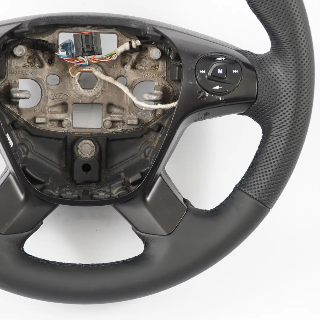 Mk8 NEW Black Leather Steering Wheel Multifunction BK213600CD35B8 to Ford Transit with Part number 1810825 Ford Transit Mk8 NEW Black Leather Steering Wheel Multifunction BK213600CD35B8 - SKU 1810825-1 - Part number 1810825
