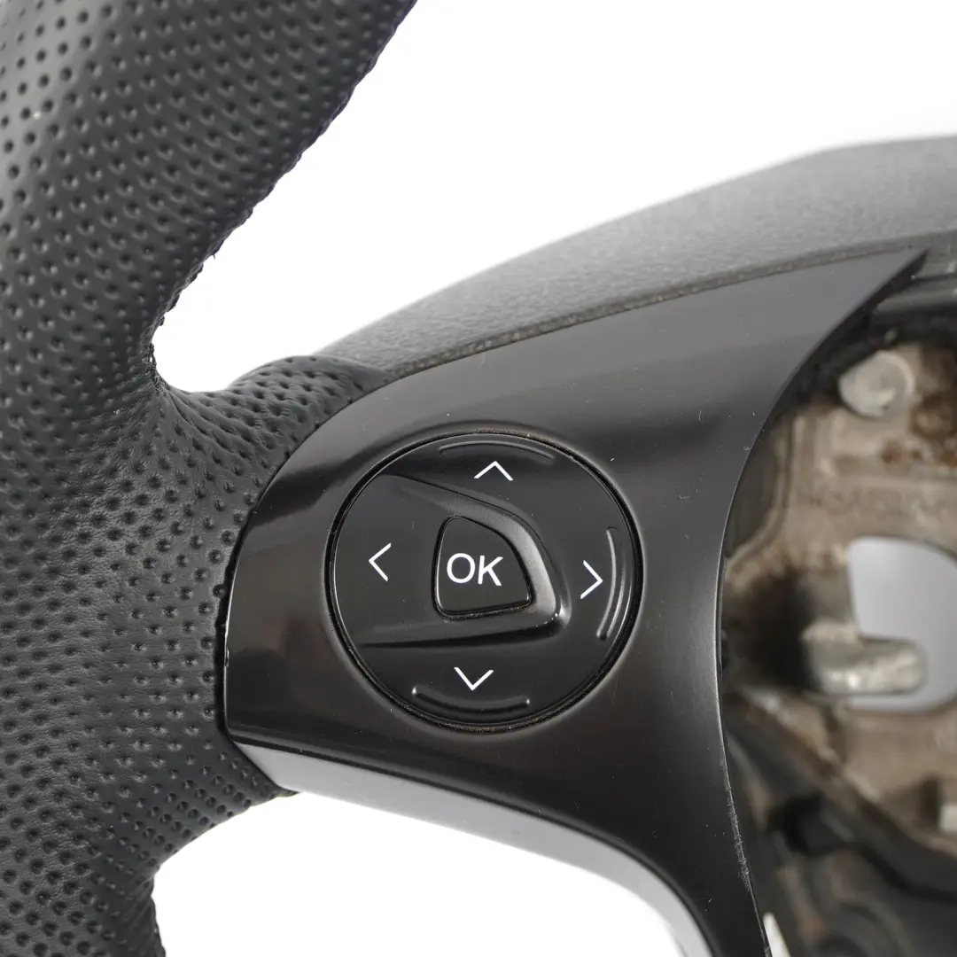 Ford Transit Mk8 NEU Schwarzes Lederlenkrad Multifunktion BK213600CD35B8 - SKU 1810825-1 - Teilenummer 1810825