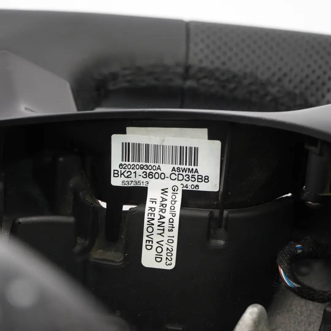 Mk8 NEW Black Leather Steering Wheel Multifunction BK213600CD35B8 to Ford Transit with Part number 1810825 Ford Transit Mk8 NEW Black Leather Steering Wheel Multifunction BK213600CD35B8 - SKU 1810825-1 - Part number 1810825