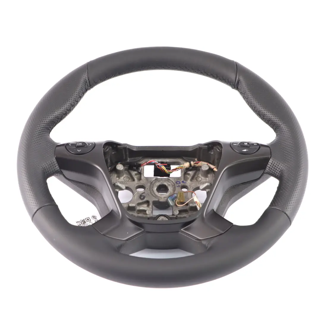 Mk8 NEW Black Leather Steering Wheel Multifunction BK213600CD35B8 to Ford Transit with Part number 1810825 Ford Transit Mk8 NEW Black Leather Steering Wheel Multifunction BK213600CD35B8 - SKU 1810825-2 - Part number 1810825