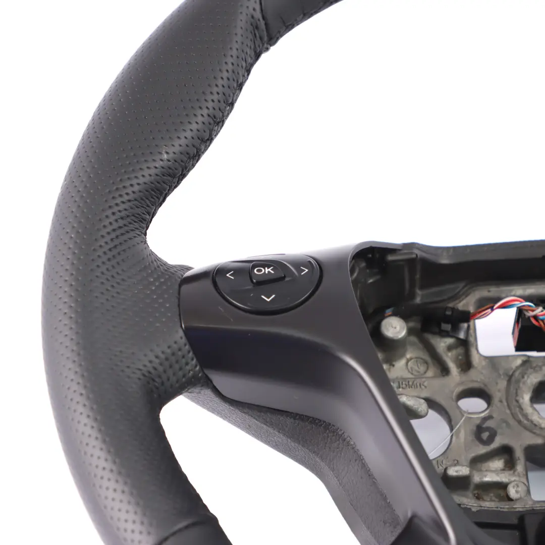 Mk8 NUEVO Volante de cuero negro multifunción BK213600CD35B8 para Ford Transit con número de pieza 1810825 Ford Transit Mk8 NUEVO Volante de cuero negro multifunción BK213600CD35B8 - SKU 1810825-2 - Número de pieza 1810825