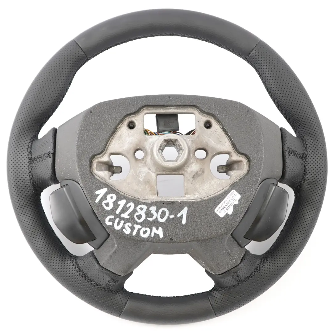 NUOVO Volante in pelle nera multifunzione DK21-3600-DD per Ford Transit Custom con numero di parte 1812830 Ford Transit Custom NUOVO Volante in pelle nera multifunzione DK21-3600-DD - SKU 1812830-1 - Numero di parte 1812830