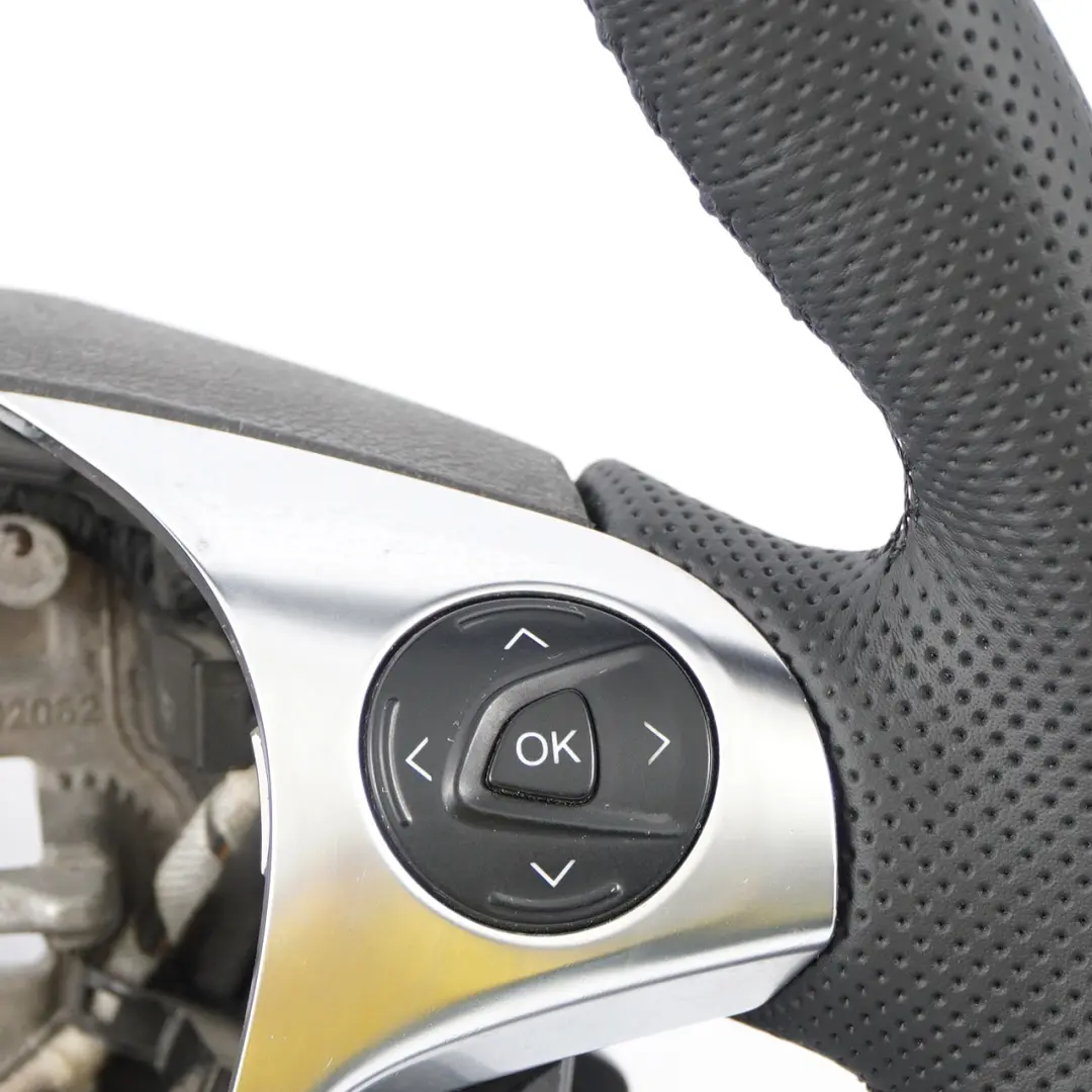 NUOVO Volante in pelle nera multifunzione DK21-3600-DD per Ford Transit Custom con numero di parte 1812830 Ford Transit Custom NUOVO Volante in pelle nera multifunzione DK21-3600-DD - SKU 1812830-1 - Numero di parte 1812830