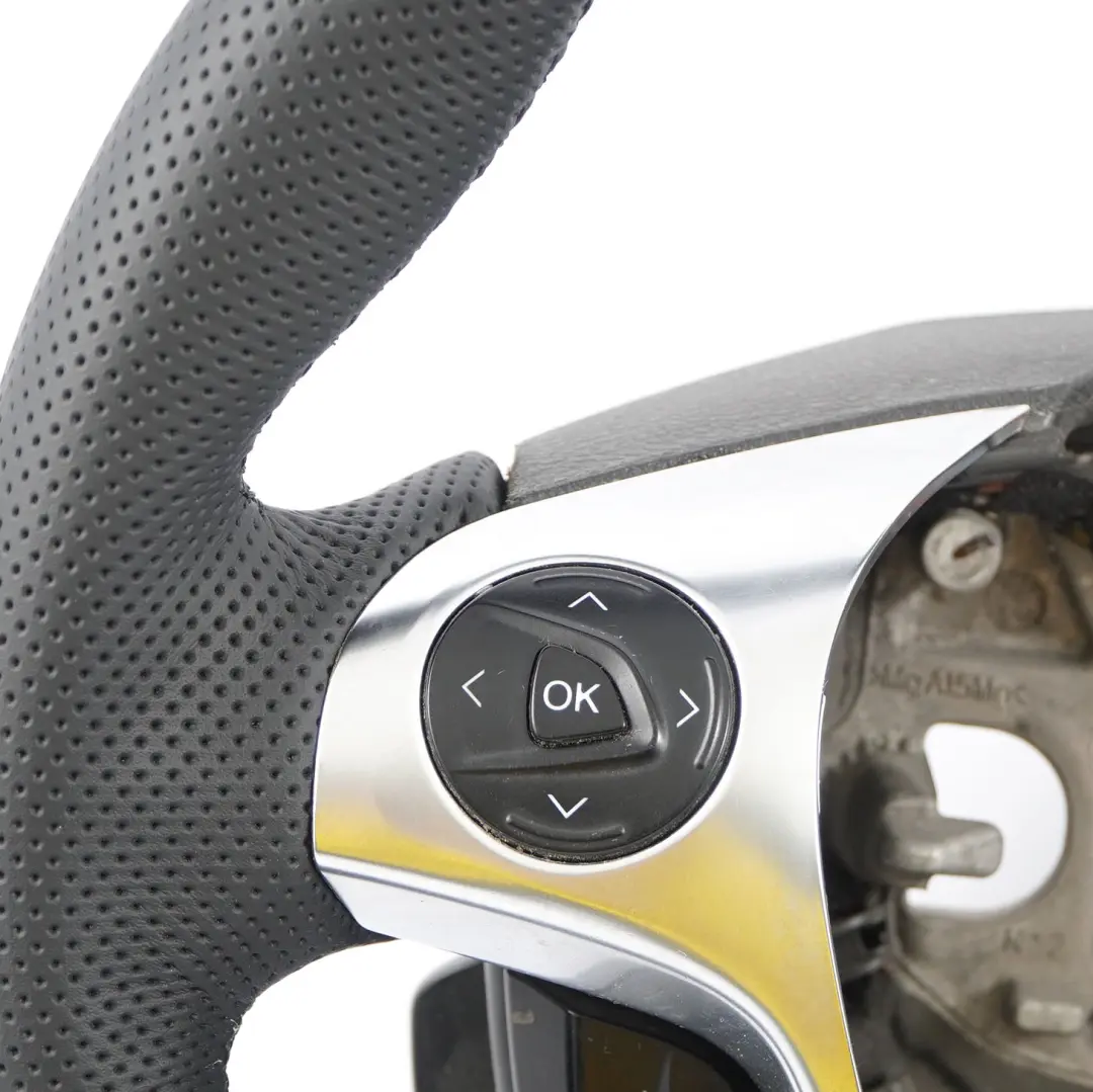 Leather Steering Wheel Multifunction DK21-3600-DD to Ford Transit Custom NEW Black with Part number 1812830 Ford Transit Custom NEW Black Leather Steering Wheel Multifunction DK21-3600-DD - SKU 1812830-1 - Part number 1812830