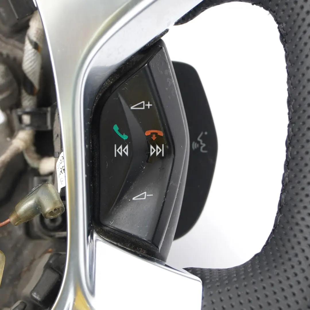 Leather Steering Wheel Multifunction DK21-3600-DD to Ford Transit Custom NEW Black with Part number 1812830 Ford Transit Custom NEW Black Leather Steering Wheel Multifunction DK21-3600-DD - SKU 1812830-1 - Part number 1812830