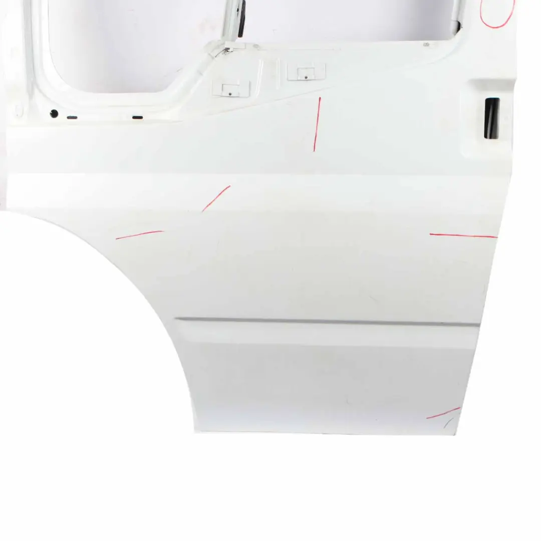 Front Door Left N/S Door Cover Shell Frozen White - Z2 to Ford Transit Mk7 with Part number 1848340 Ford Transit Mk7 Front Door Left N/S Door Cover Shell Frozen White - Z2 - SKU 1848340-FW1 - Part number 1848340