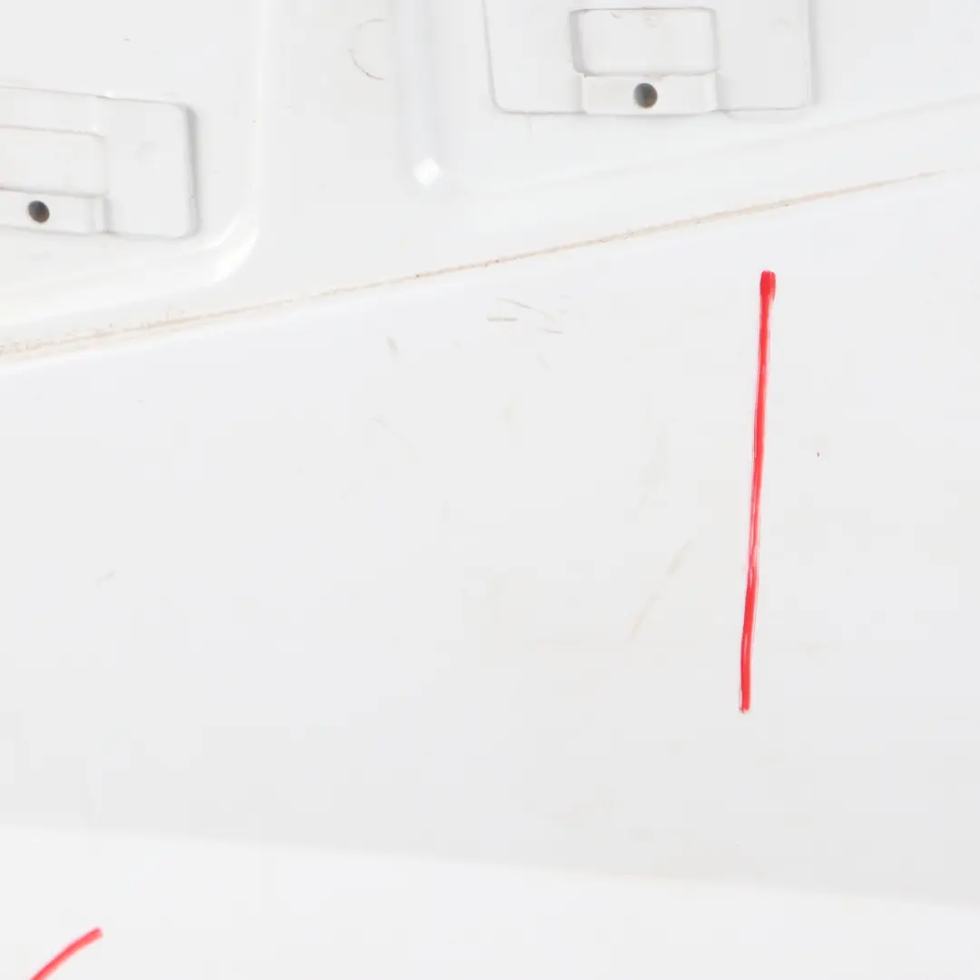 Front Door Left N/S Door Cover Shell Frozen White - Z2 to Ford Transit Mk7 with Part number 1848340 Ford Transit Mk7 Front Door Left N/S Door Cover Shell Frozen White - Z2 - SKU 1848340-FW1 - Part number 1848340