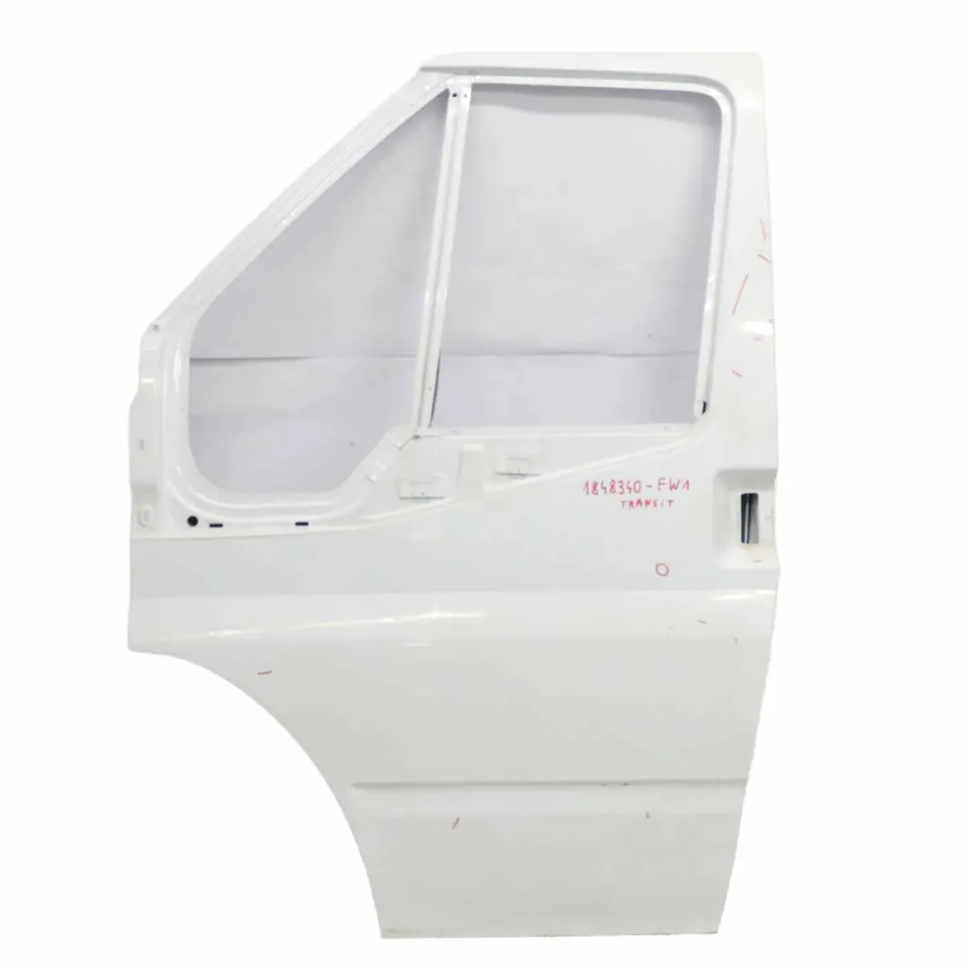 Ford Transit Mk7 Front Door Left N/S Door Cover Shell Frozen White - Z2 - SKU 1848340-FW2 - Part number 1848340