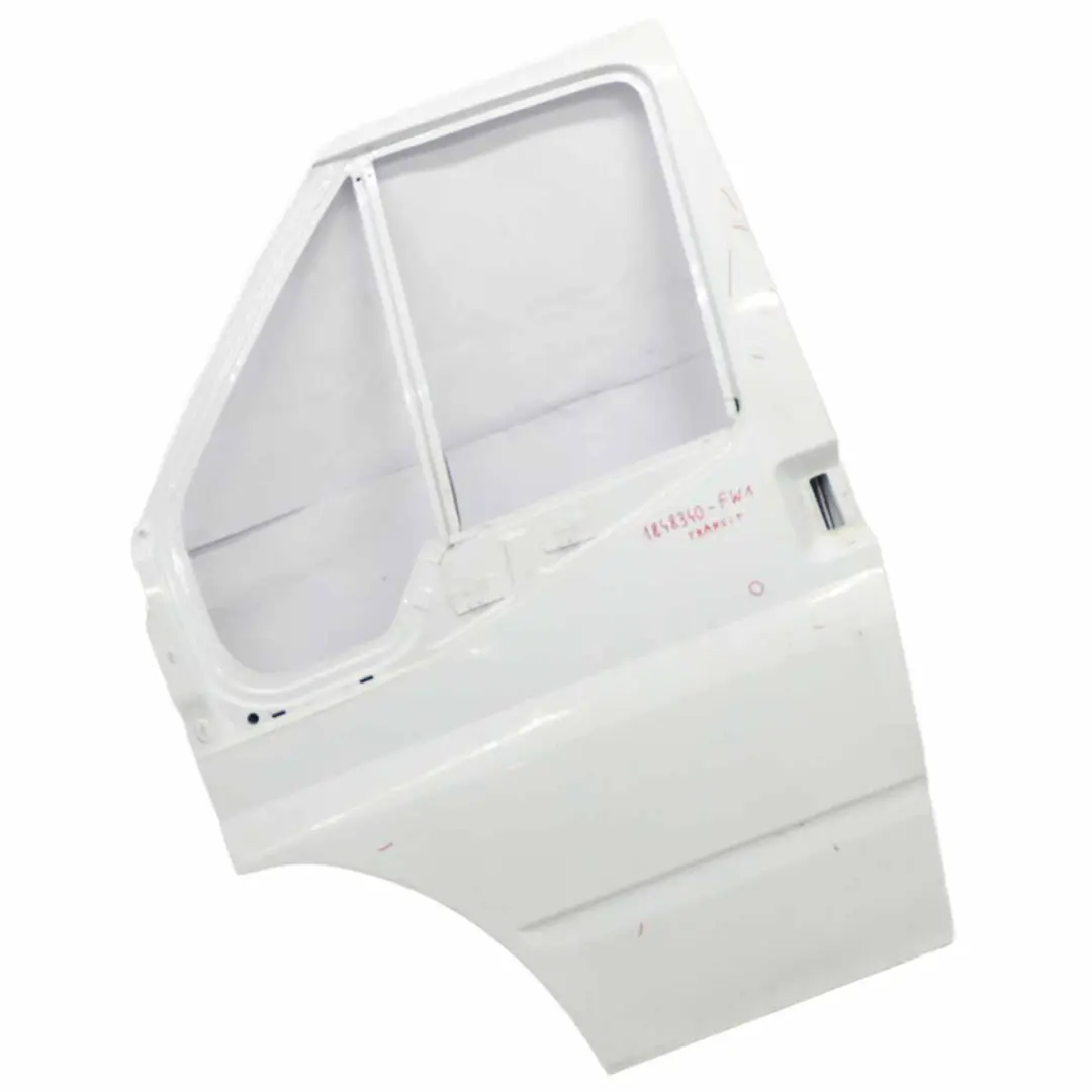 Front Door Left N/S Door Cover Shell Frozen White - Z2 to Ford Transit Mk7 with Part number 1848340 Ford Transit Mk7 Front Door Left N/S Door Cover Shell Frozen White - Z2 - SKU 1848340-FW2 - Part number 1848340