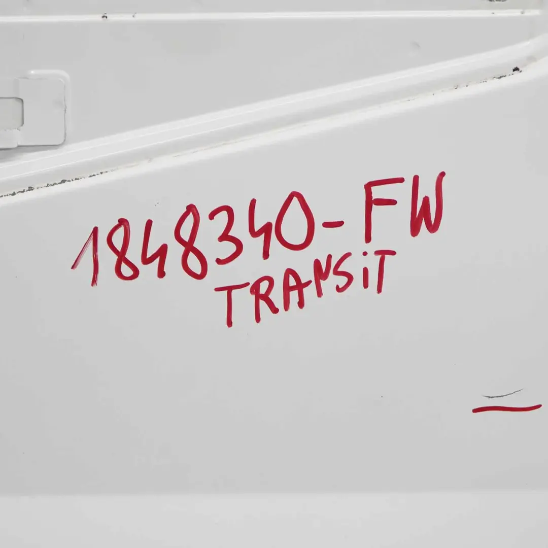 Ford Transit Mk7 Front Door Left N/S Door Cover Shell Frozen White - Z2 - SKU 1848340-FW - Part number 1848340