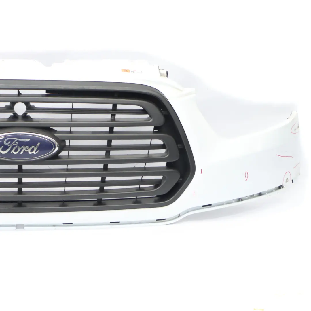 Mk8 Front Grille Upper Air Grille Cover Trim Panel Frozen White Z2 to Ford Transit with Part number 1857409 Ford Transit Mk8 Front Grille Upper Air Grille Cover Trim Panel Frozen White Z2 - SKU 1857409-FW - Part number 1857409