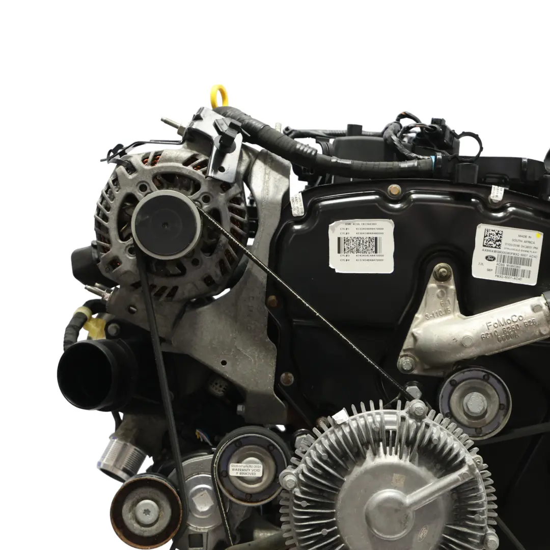 Ford Ranger TKE III Motor Desnudo GBVAJQJ 2.2 TDCI Diesel Con 109k km, GARANTÍA - SKU 1882842 - Número de pieza 1882842