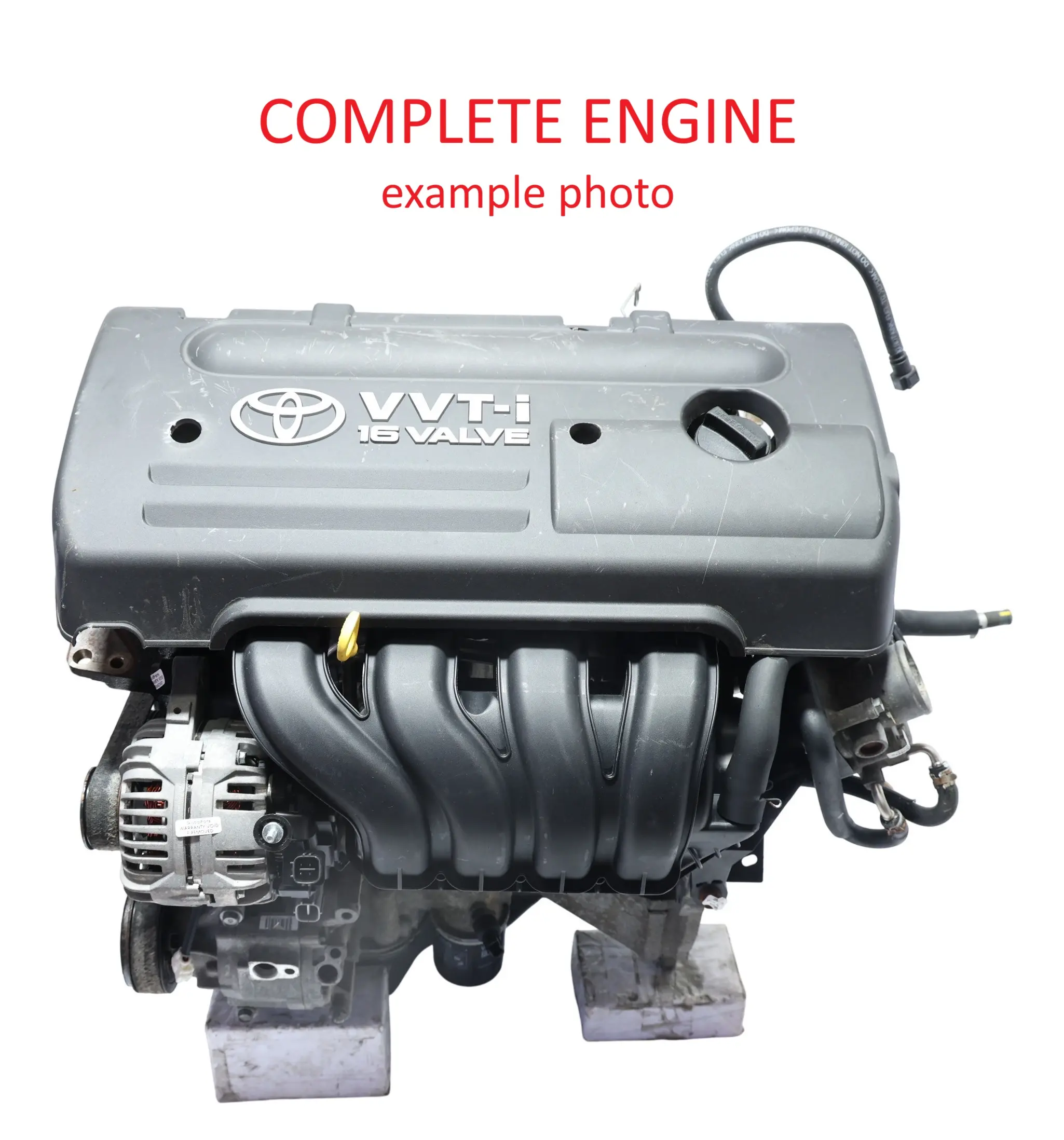 Toyota Corolla E12 Bare Engine 1.6 VVT-i 3ZZ-FE 110HP 99k miles, WARRANTY