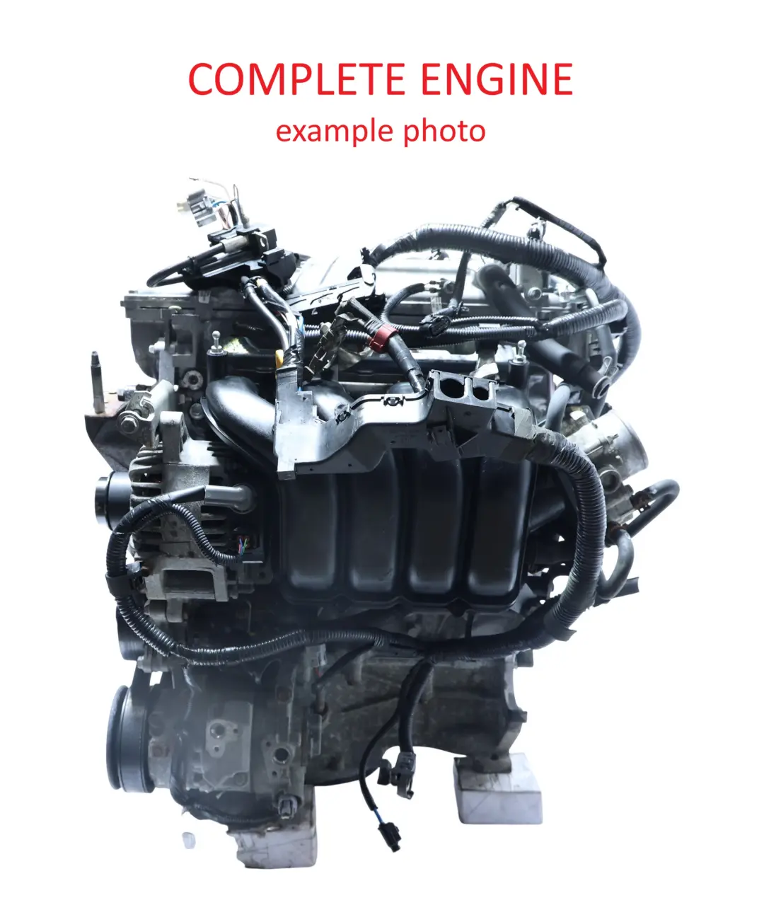 Toyota Auris E15 Moteur Nu 1.6 Essence 1ZR-FE 124CV 109 000km, GARANTIE - SKU 1900037240 - Numéro de pièce 1900037240