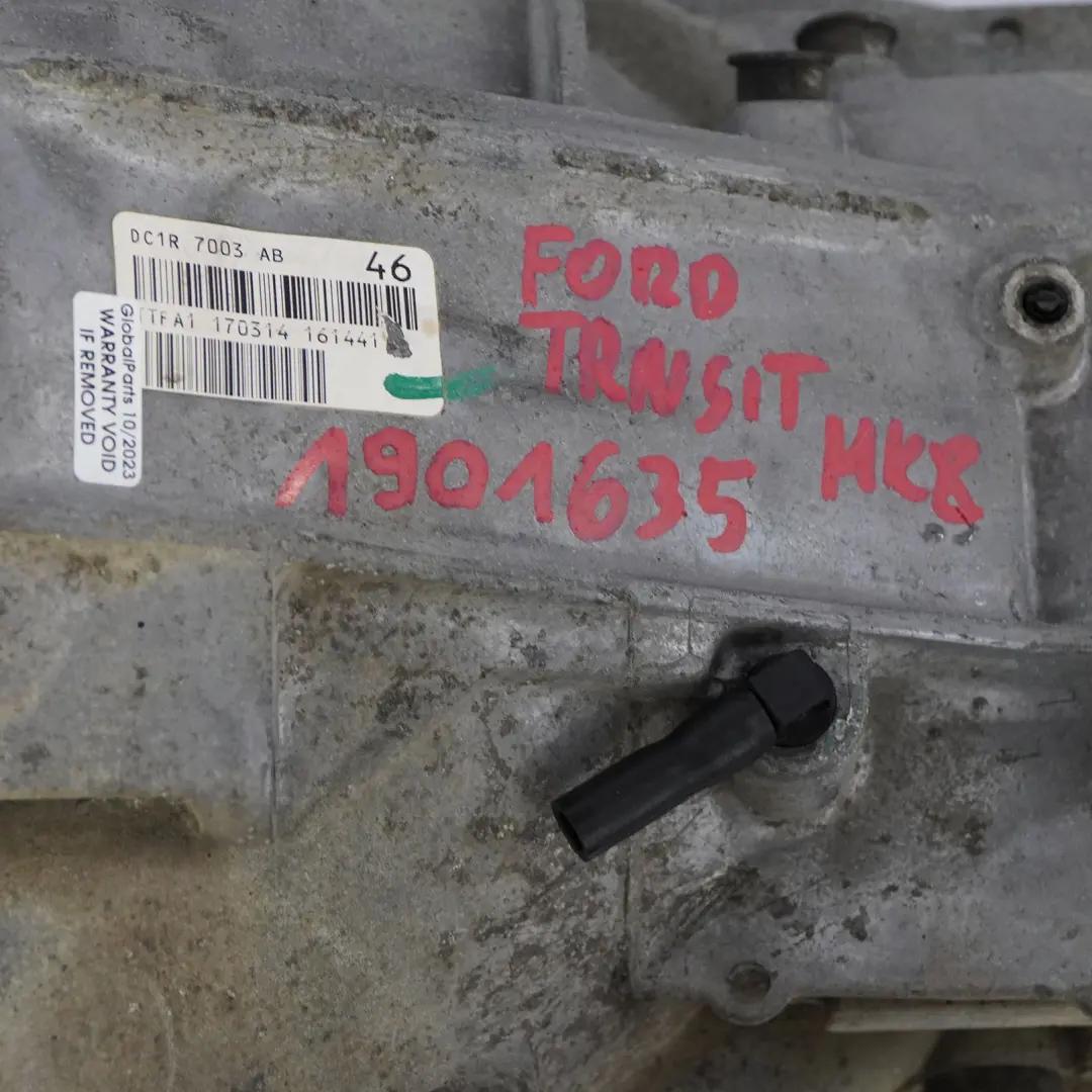 MK8 2.2 TDCi Boîte vitesses manuelle MT82 DC1R-7003-AB RWD GARANTIE pour Ford Transit à propos du numéro de pièce 1901635 Ford Transit MK8 2.2 TDCi Boîte vitesses manuelle MT82 DC1R-7003-AB RWD GARANTIE - SKU 1901635 - Numéro de pièce 1901635
