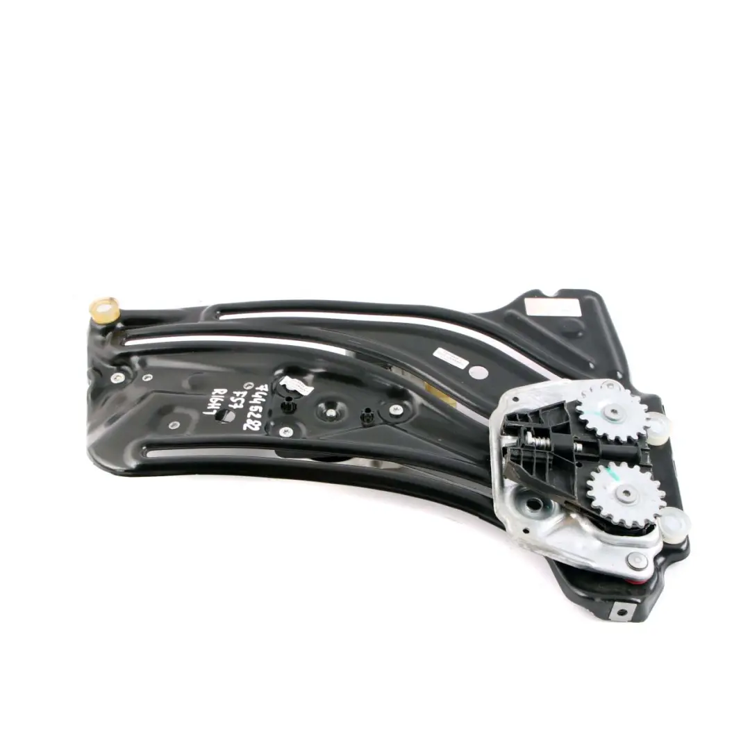 Window Lifter Mech Regulator Motor Right O/S to Mini Cooper F57 Convertible Rear with Part number 7445282 Mini Cooper F57 Convertible Rear Window Lifter Mech Regulator Motor Right O/S - SKU 7445282 - Part number 7445282