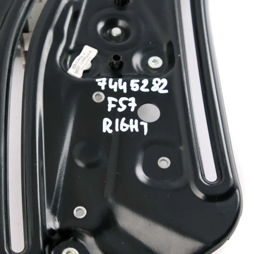 Mini Cooper F57 Convertible Rear Window Lifter Mech Regulator Motor Right O/S - SKU 7445282 - Part number 7445282