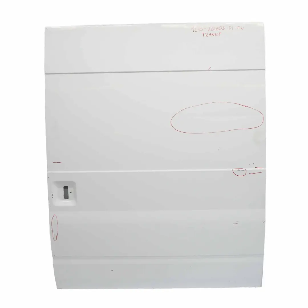 Ford Transit Sliding Door Rear Left N/S Side Door Frozen White - Z2 - SKU 1C15-V24603-DJ-FW - Part number 1C15-V24603-DJ