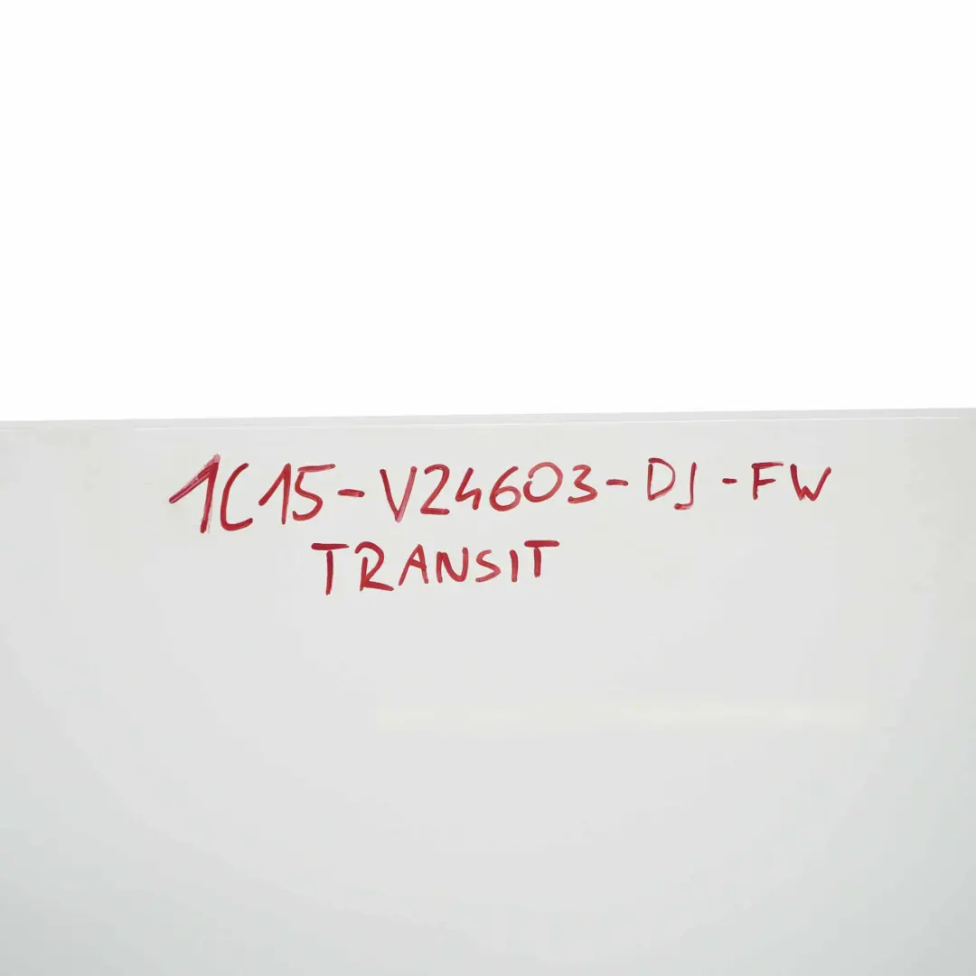 Ford Transit Sliding Door Rear Left N/S Side Door Frozen White - Z2 - SKU 1C15-V24603-DJ-FW - Part number 1C15-V24603-DJ