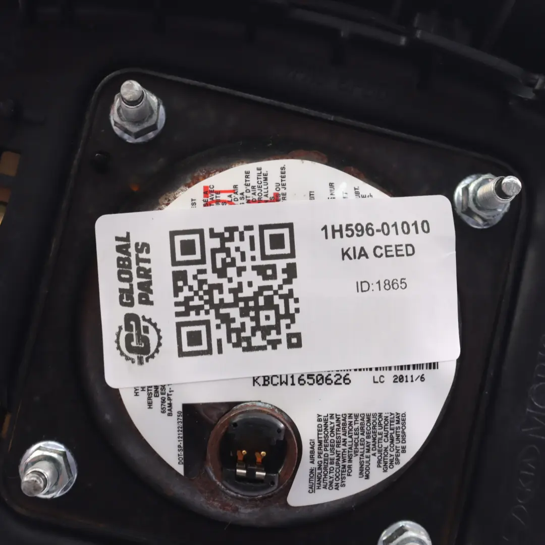 Module Kia Ceed I ED Steering Wheel SRS Air Safety Module to Air with Part number 1H596-01010 Air Module Kia Ceed I ED Steering Wheel SRS Air Safety Module - SKU 1H596-01010 - Part number 1H596-01010