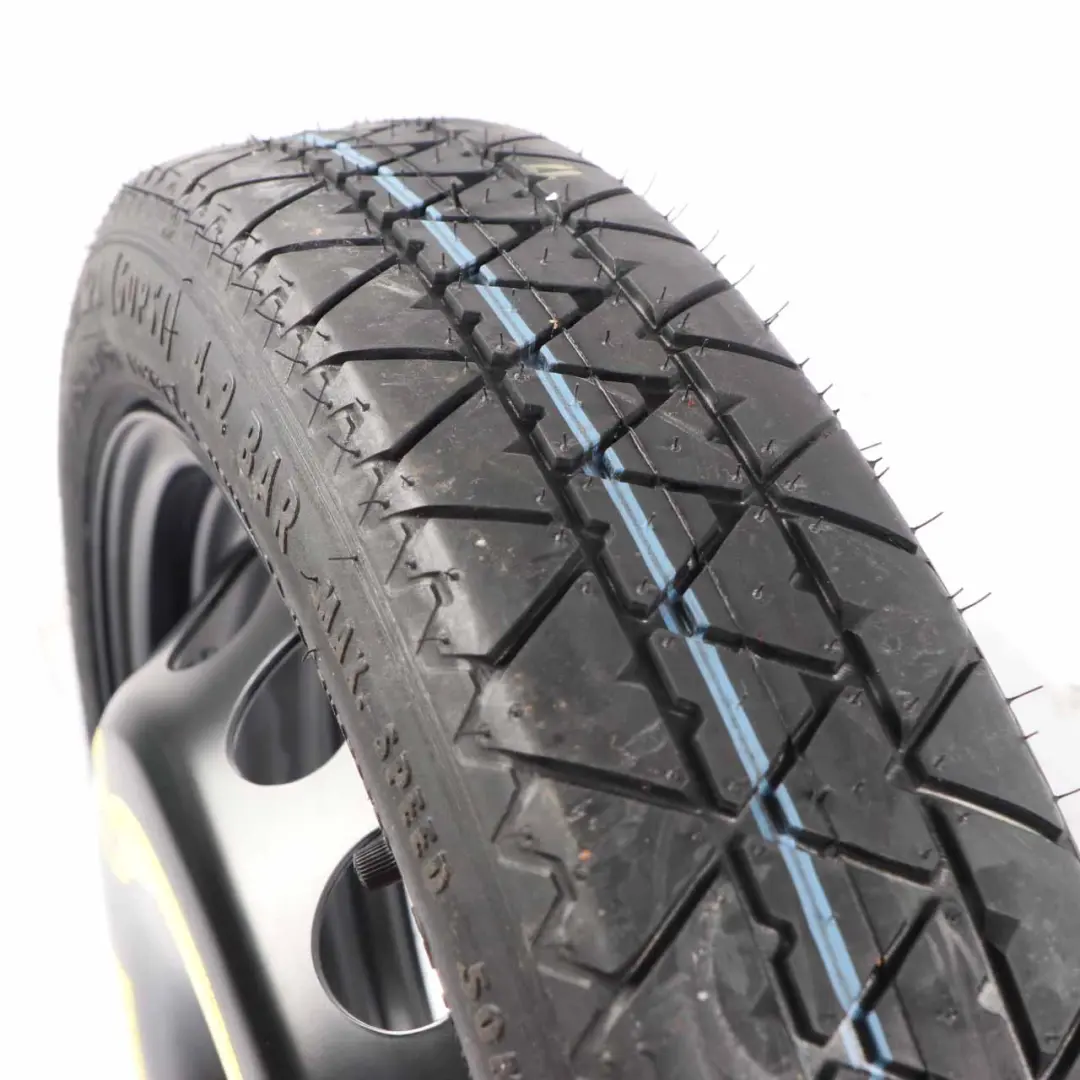 8N VW Golf 4 Steel Spare Wheel Tyre R18 3.5J ET:38 125/70 to Audi TT with Part number 1J0601027M Audi TT 8N VW Golf 4 Steel Spare Wheel Tyre R18 3.5J ET:38 125/70 - SKU 1J0601027M - Part number 1J0601027M