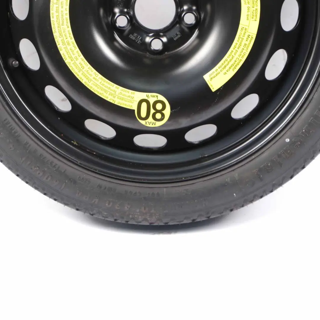 Audi TT 8N VW Golf 4 Ruota Scorta Pneumatico R18 3.5J ET:38 125/70 - SKU 1J0601027M - Numero di parte 1J0601027M