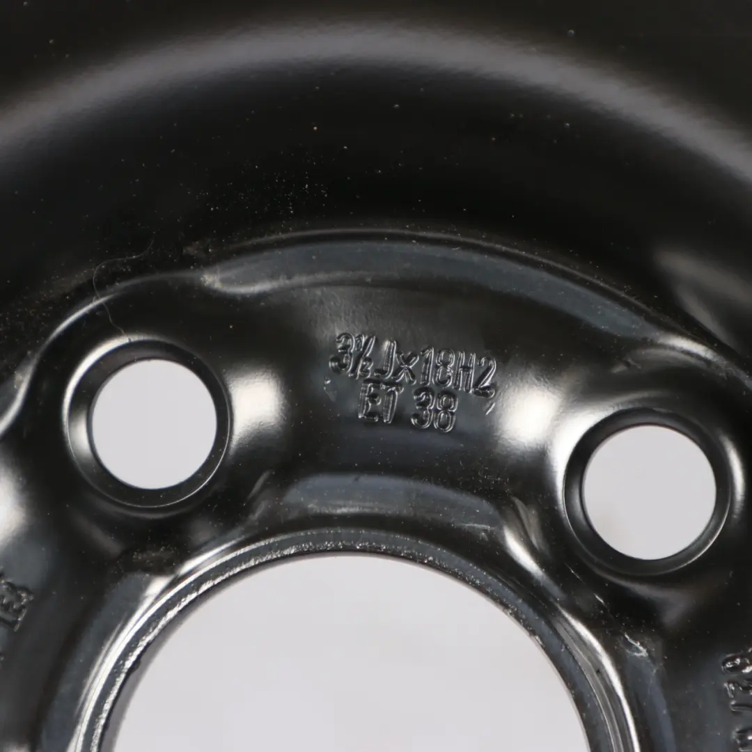 Audi TT 8N VW Golf 4 Steel Spare Wheel Tyre R18 3.5J ET:38 125/70 - SKU 1J0601027M - Part number 1J0601027M