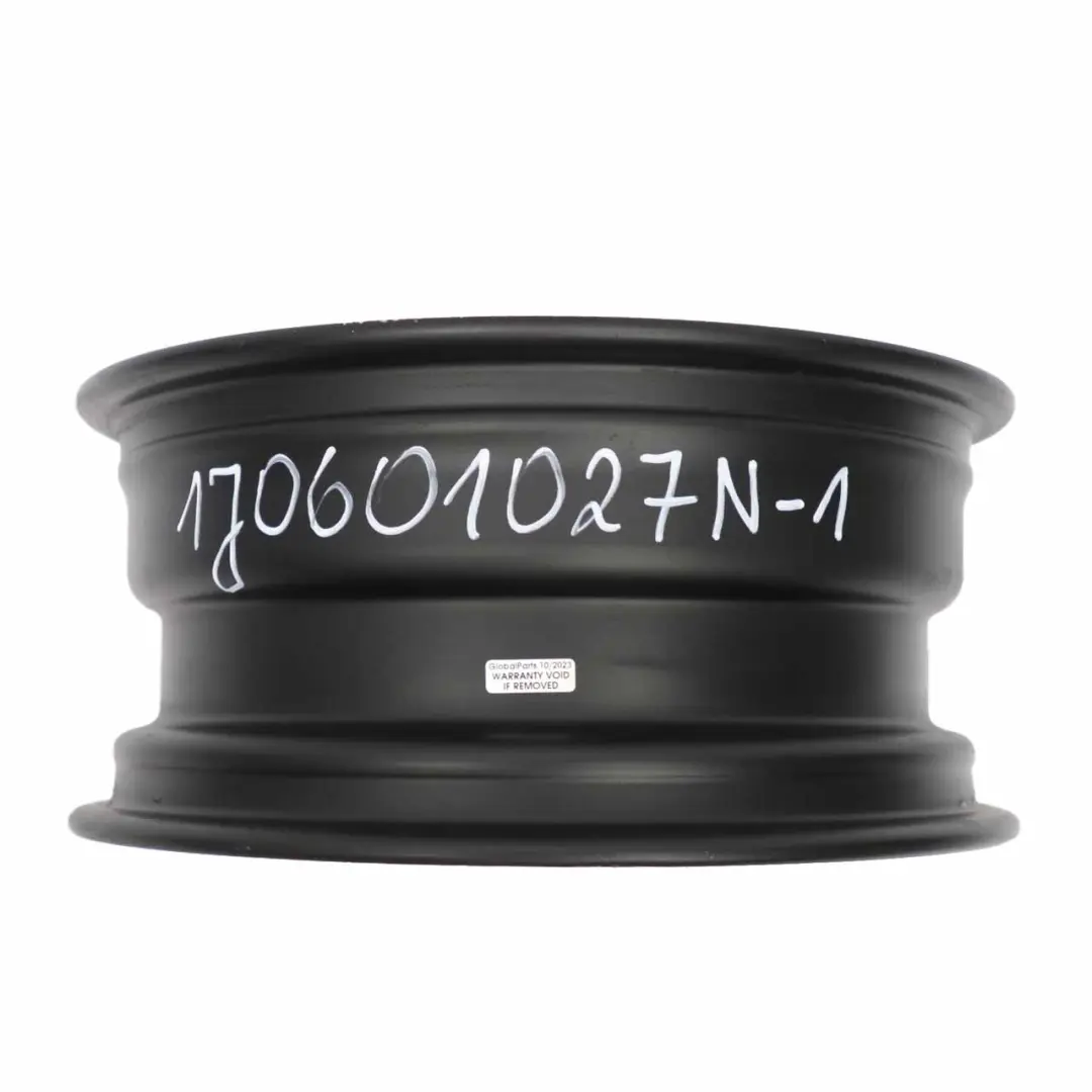 Rueda de repuesto VW Golf IV Llanta de acero Negro 14'' 6J ET:38 para con número de pieza 1J0601027N Rueda de repuesto VW Golf IV Llanta de acero Negro 14'' 6J ET:38 - SKU 1J0601027N-1 - Número de pieza 1J0601027N